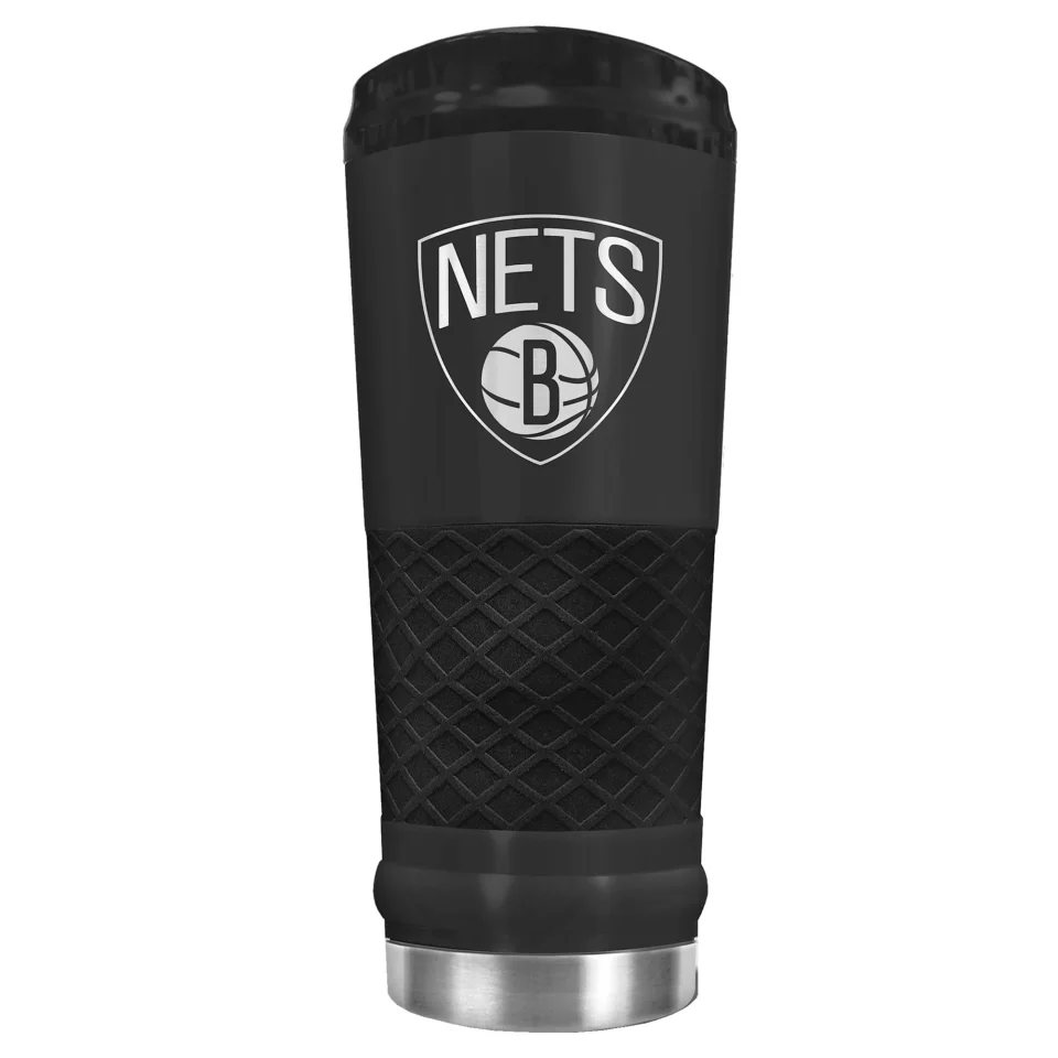Core Black Brooklyn Nets Stealth Matte 24oz Tumbler