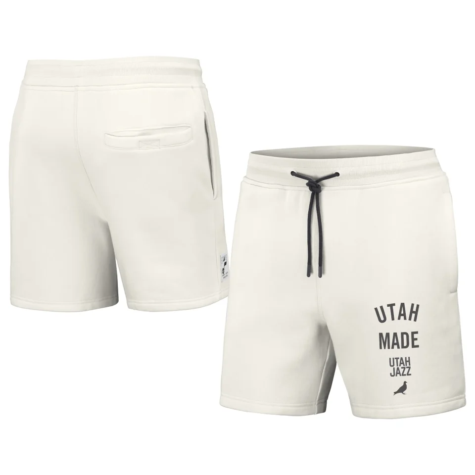 Outdoor Men's NBA x Staple Cream Utah Jazz Heavyweight Fleece Shorts