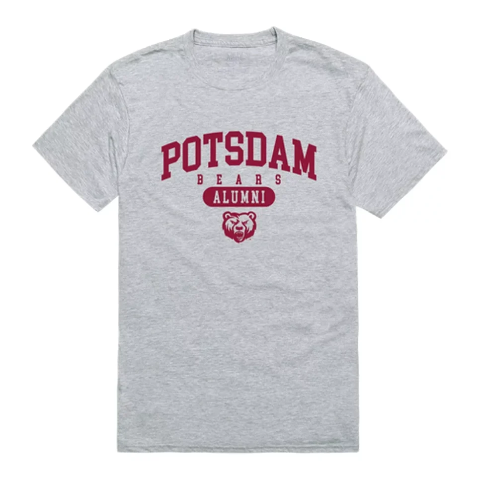 Matte Portable State University of New York at Potsdam Bears Alumni T-Shirt - Heather Grey, Small