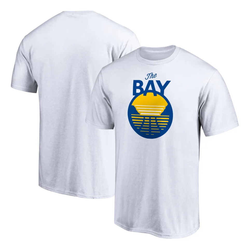 Storage Durable Men's Fanatics Branded White Golden State Warriors The Bay Logo T-Shirt