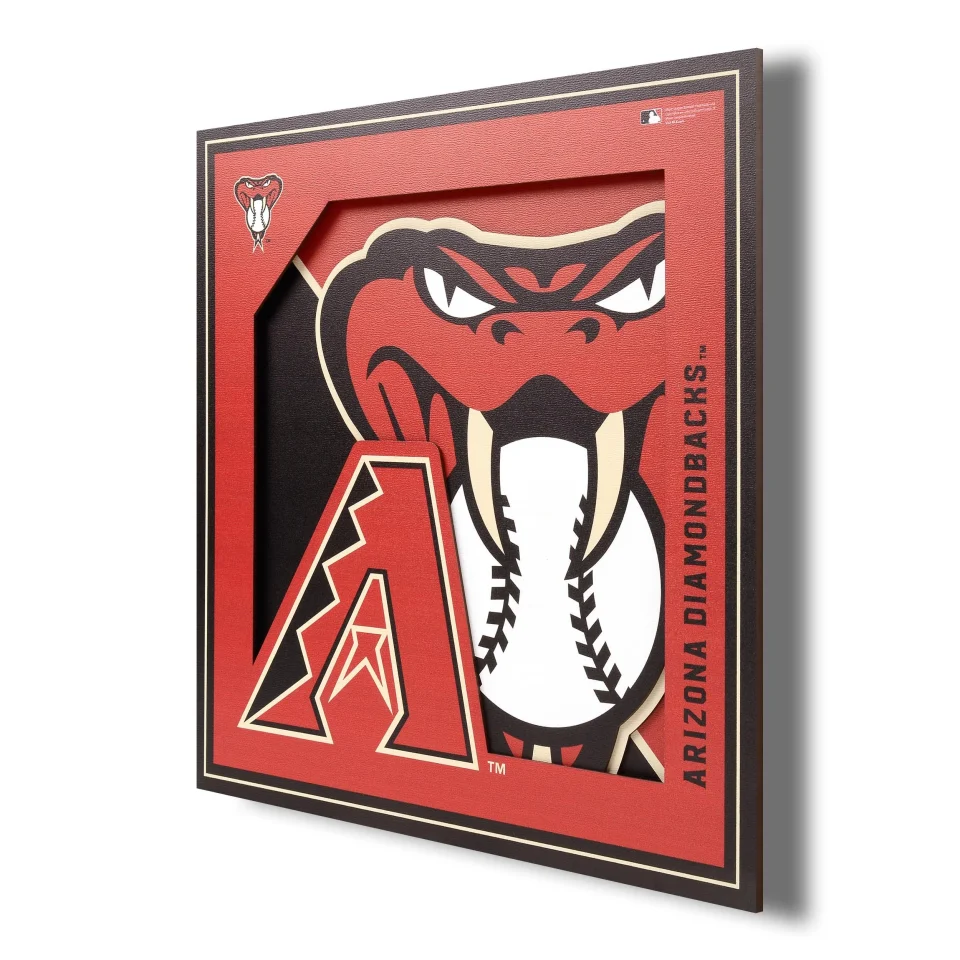 Versatile YouTheFan MLB Arizona Diamondbacks 12 x 12 Wall Art