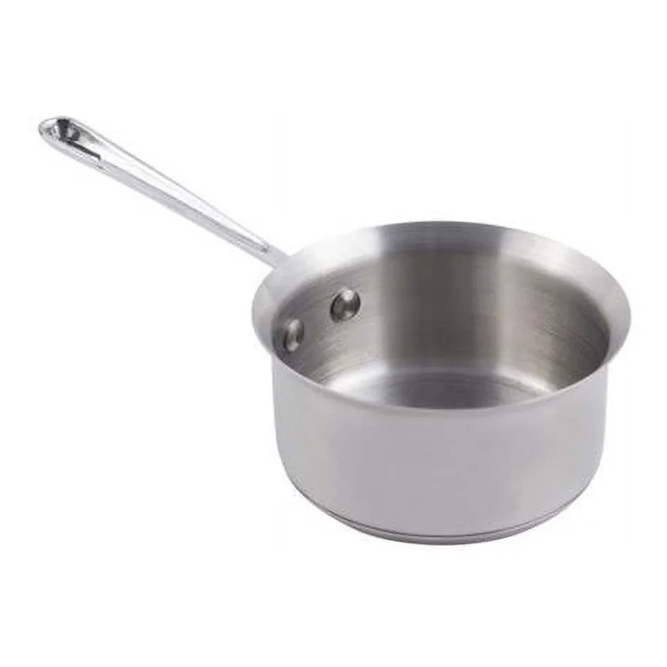 Non-Toxic Polished Bon Chef 60009 4.87 in. dia. Cucina 0.5 quart Butter Warmer & Induction Bottom