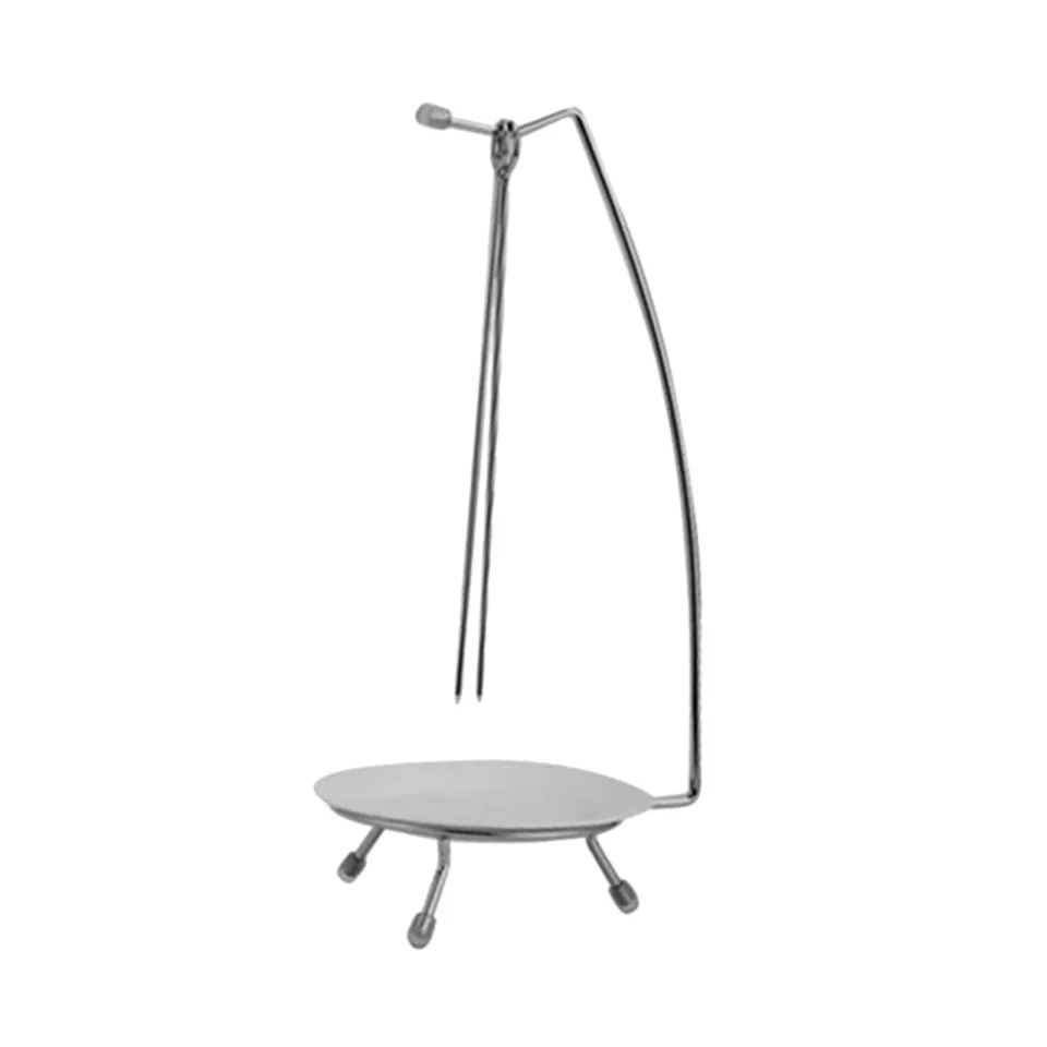 Core Bamboo Vertical Skewer Set, Barbecue Skewer Stand, Stainless Steel BBQ Skewers Rack Holder with Grilling Skewers for Meat Chicken