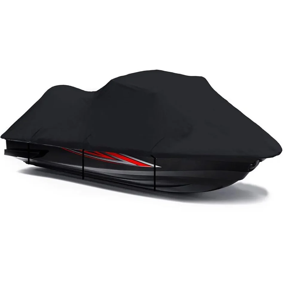 Natural Leak-Proof BLACK TOP OF THE LINE JET SKI Cover Compatible for Sea Doo Sea-Doo Bombardier 2001 2002 2003 GTS Jet Ski Cover