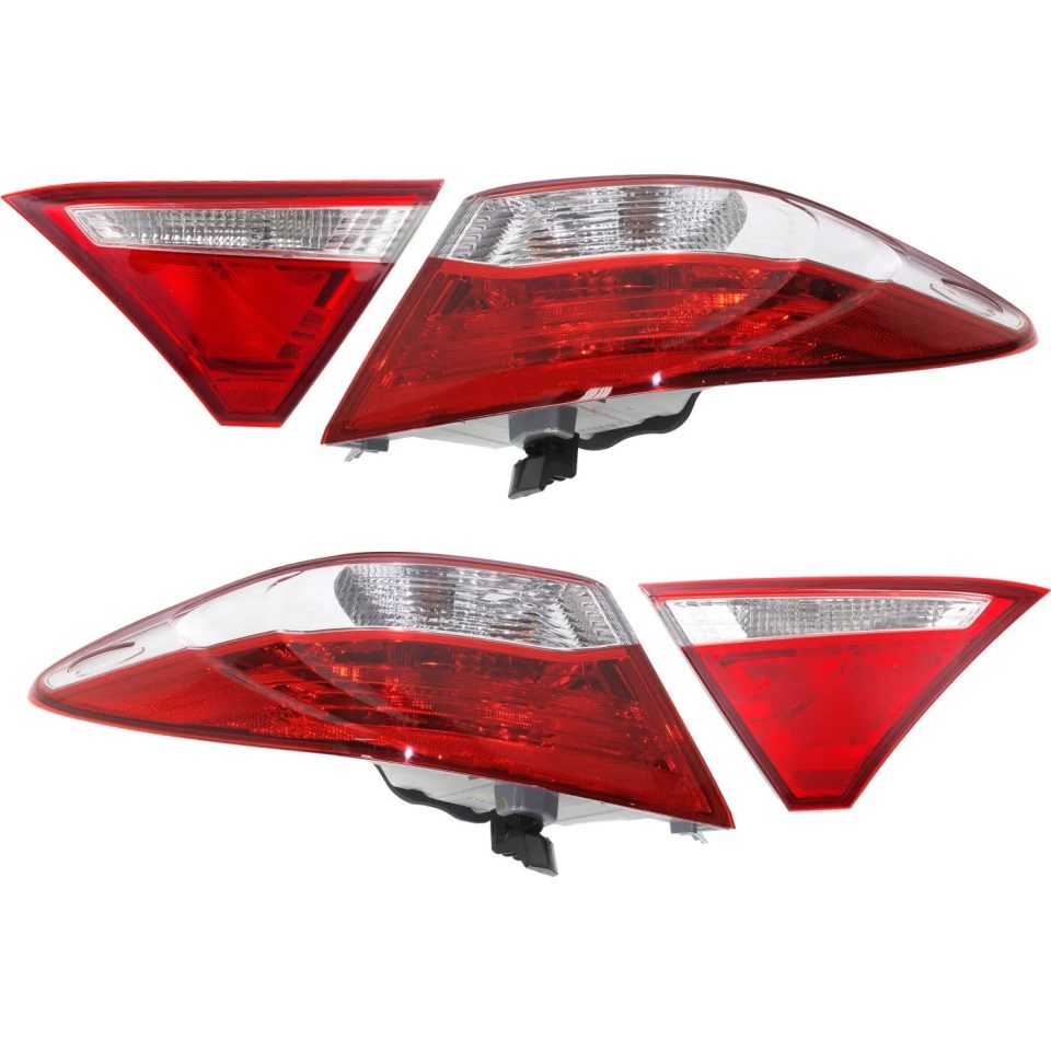 Bamboo Tail Light For 2015-2017 Toyota Camry Driver and Passenger Side