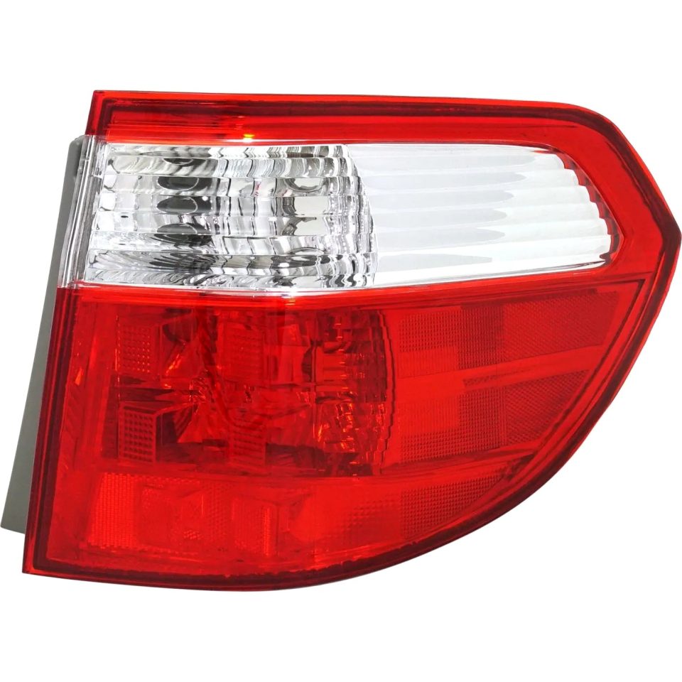 Natural Halogen Tail Light For 2005-2007 Honda Odyssey Right Outer Clear & Red Lens