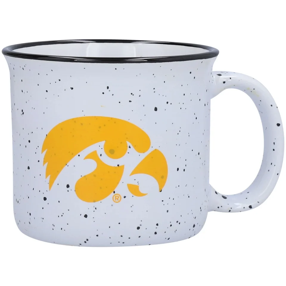 Premium Glass Iowa Hawkeyes 15oz. Campfire Team Mug