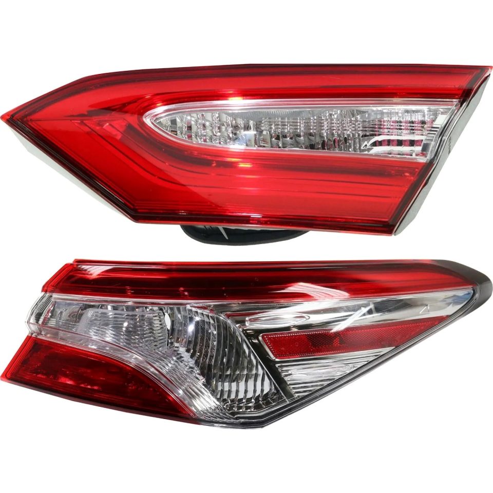 Ultimate Long-Lasting Tail Light Set For 2018-2019 Toyota Camry Left Right Inner Outer Halogen CAPA
