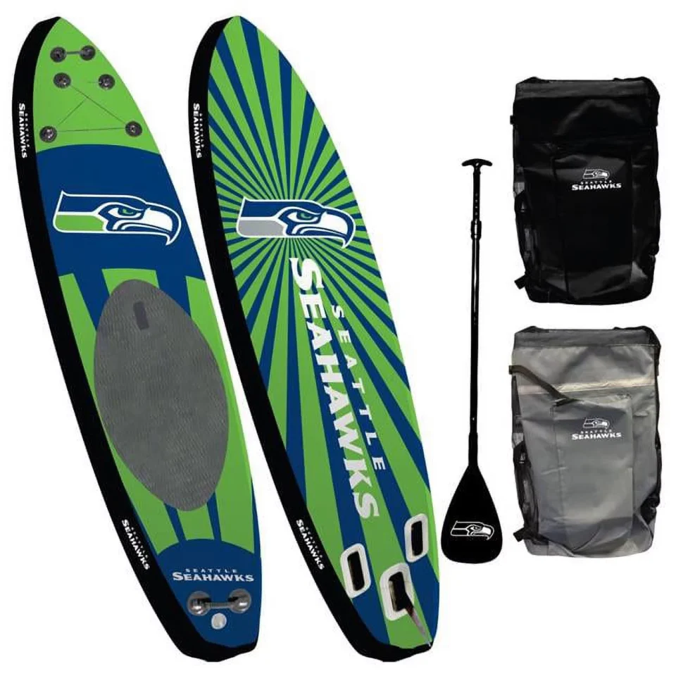 Clear Seattle Seahawks Inflatable Stand Up Paddle Board