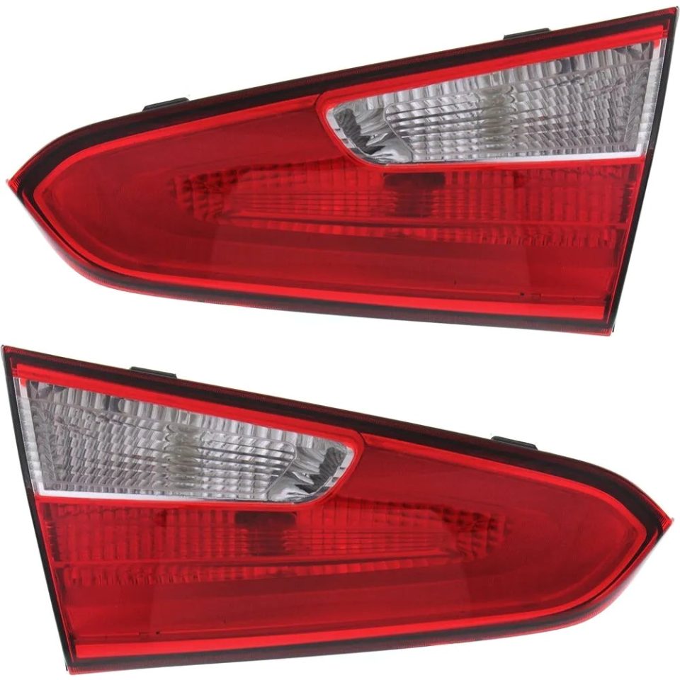 Storage Set of 2 Tail Light For 2014-2016 Kia Forte LX Sedan LH & RH Inner
