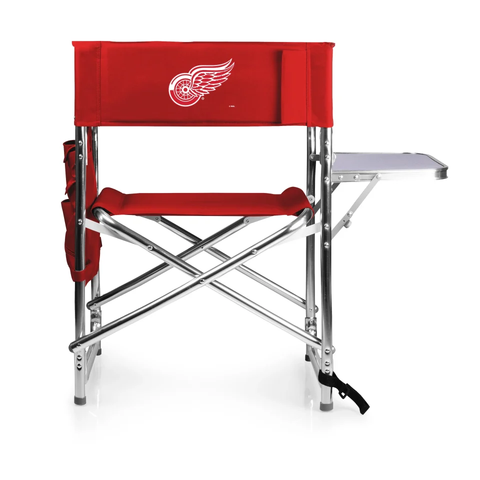 Food-Grade Wooden Red Detroit Red Wings Sports Chair