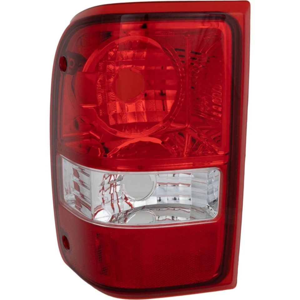 Wooden Halogen Tail Light For 2006-2011 Ford Ranger Left Clear & Red Lens CAPA