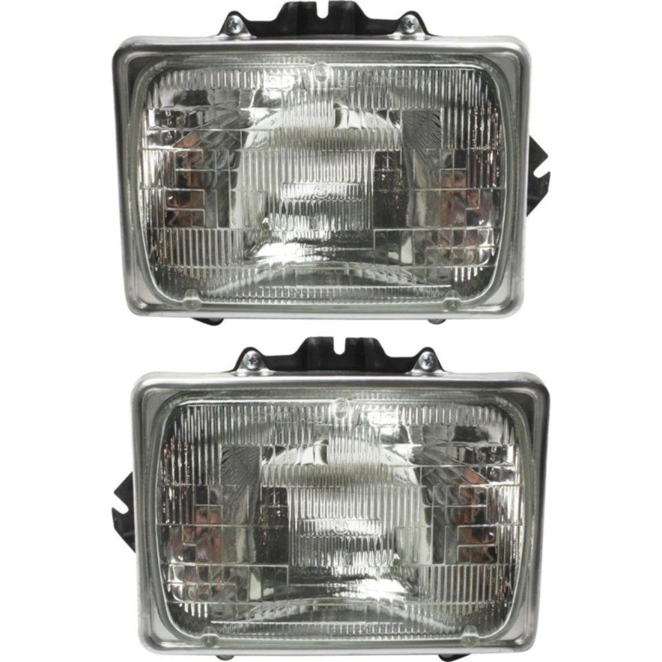 Safe Baking Headlight For 1999-2007 Ford F-250 Super Duty Driver and Passenger Side