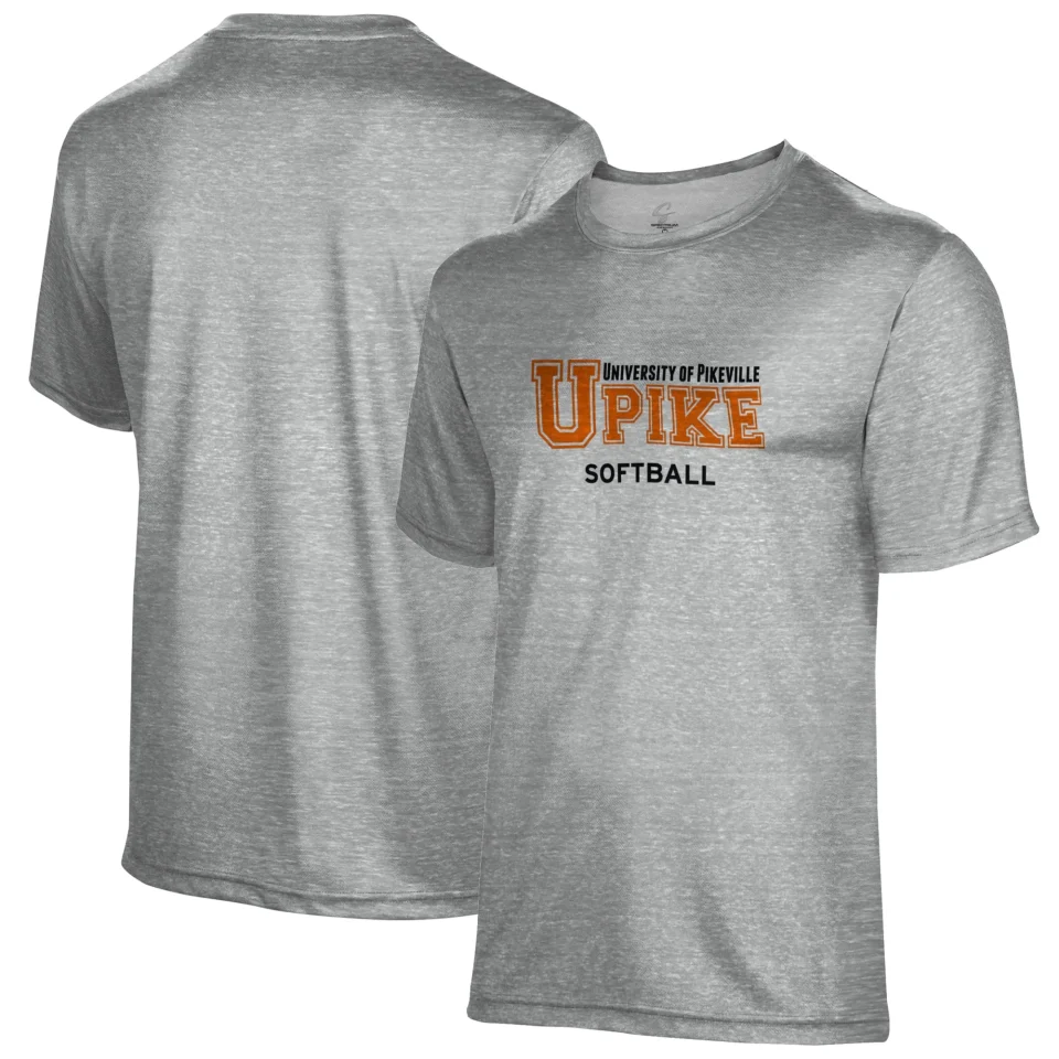 Core Men's Gray Pikeville Bears Softball Name Drop T-Shirt